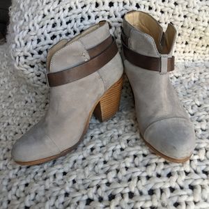 Rag & Bone Shoes | Harrow Suede Ankle Boots Grey